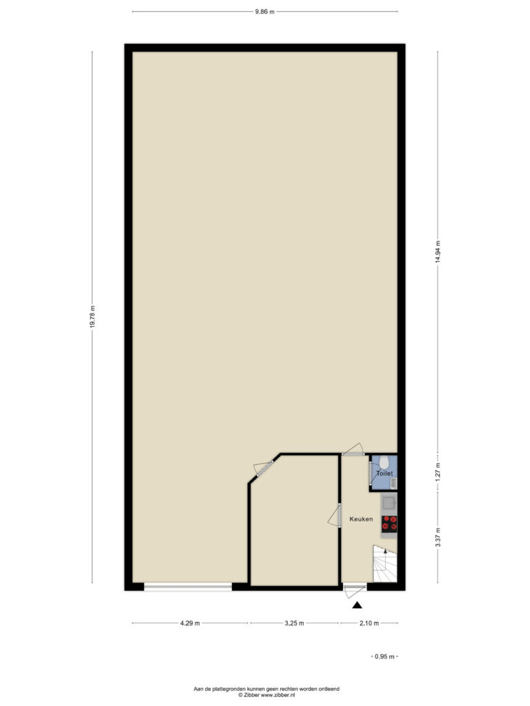 Hoogerheide – Middenweg 20 – Plattegrond