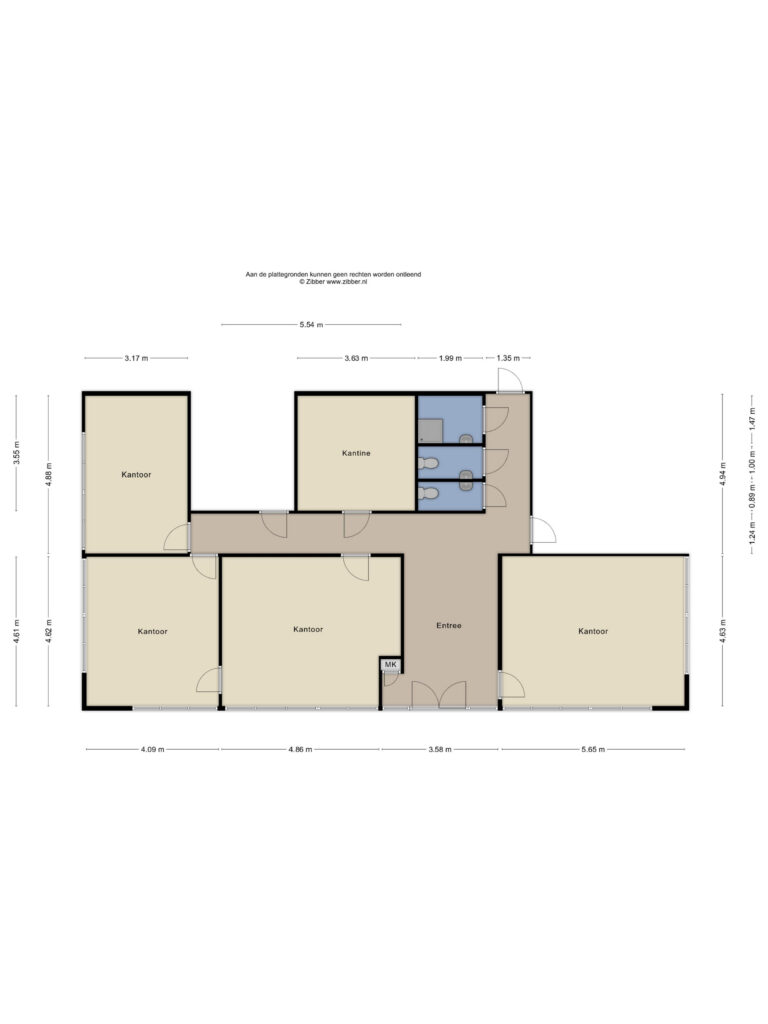 Hoogerheide – Voltweg 18 – Plattegrond