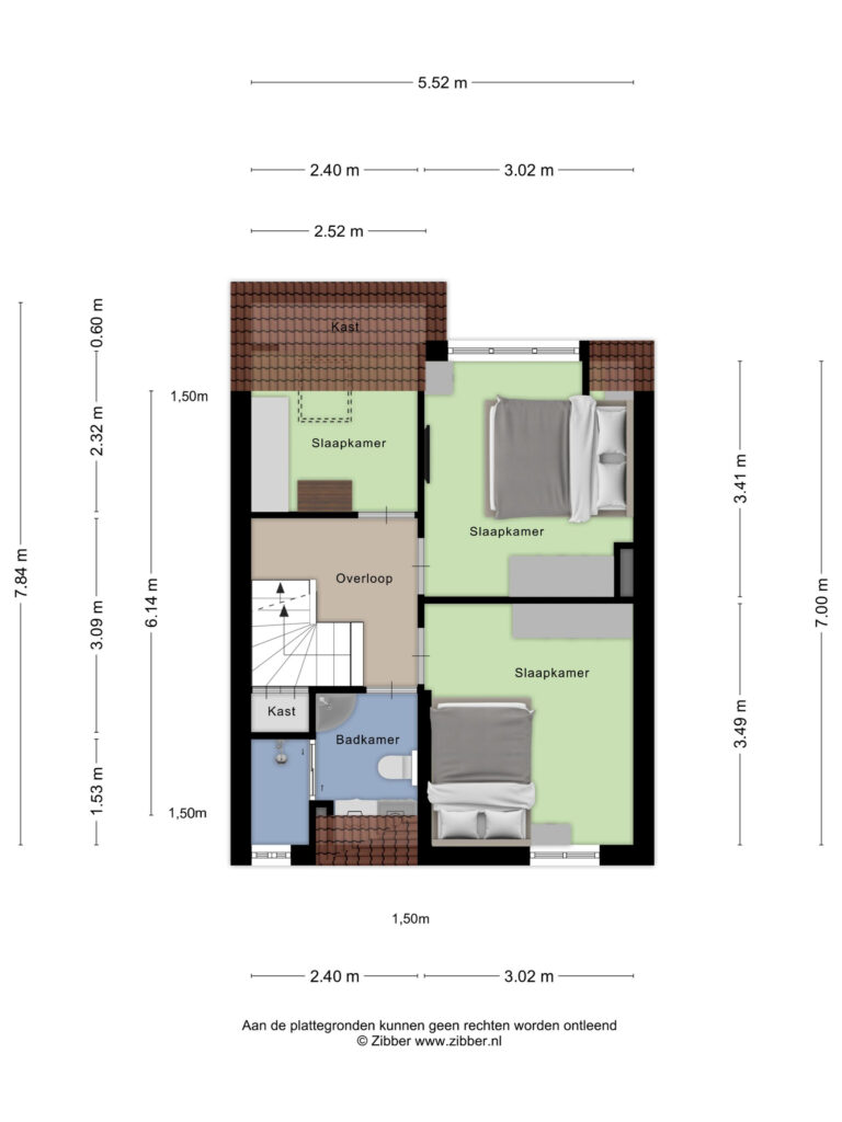 Halsteren – Loolaan 22 – Plattegrond 3
