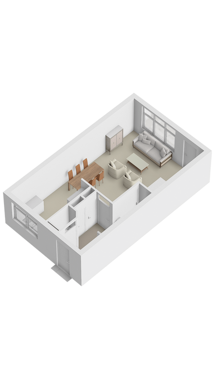 Halsteren – Kapitein Vinkesteinstraat 22 – Plattegrond