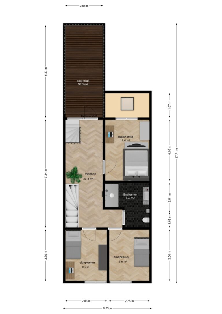 Van Dedemstraat 3 Bergen Op Zoom – Plattegrond 5