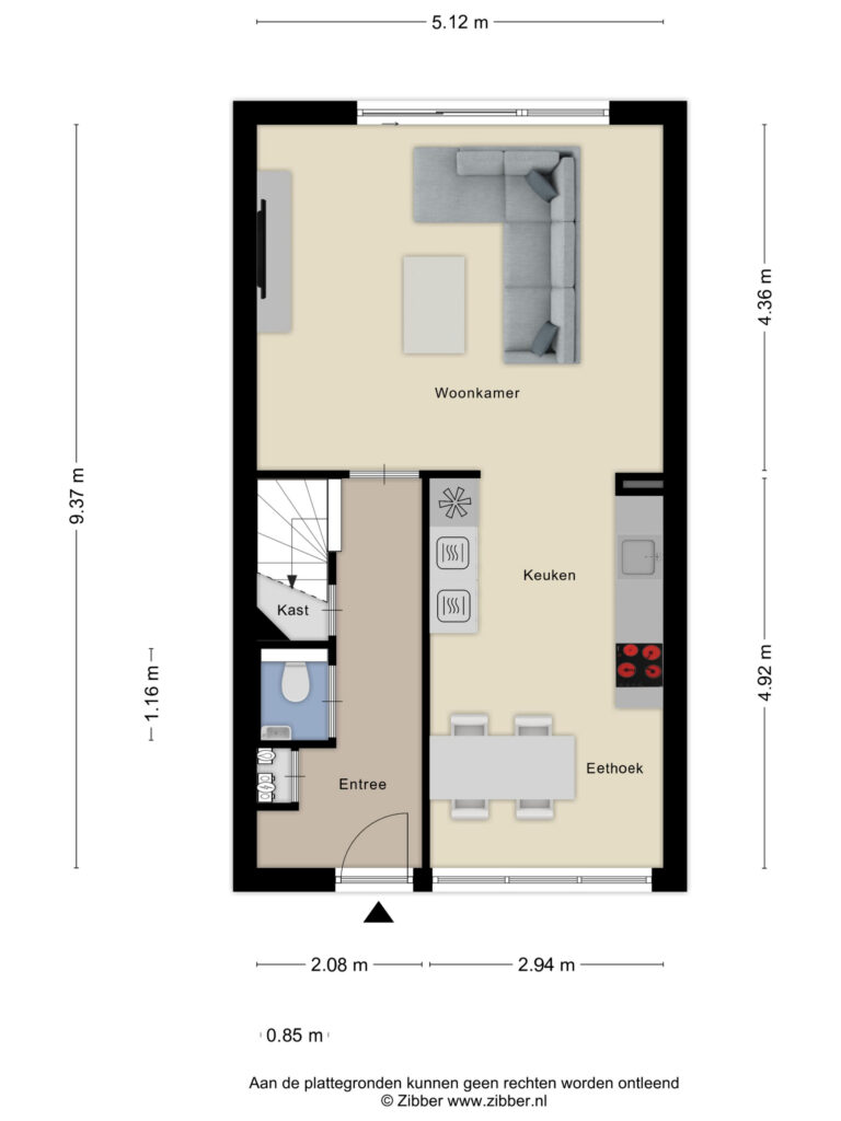 Bergen Op Zoom – IJsvogel 19 – Plattegrond 3