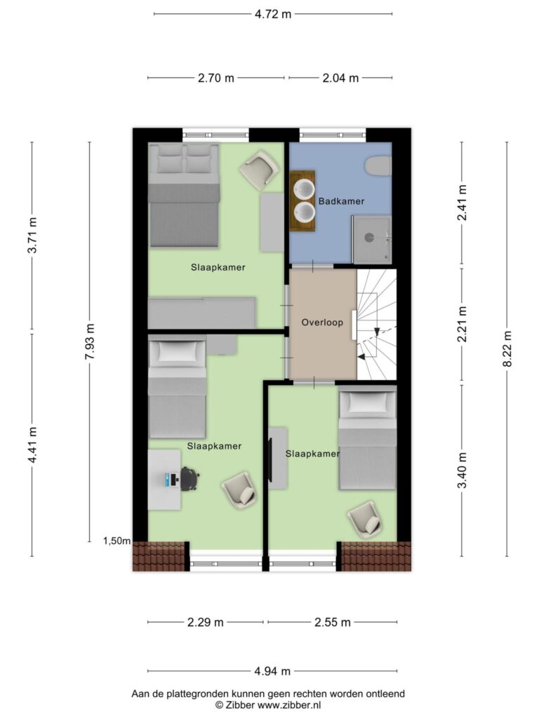Bergen Op Zoom – Prinses Beatrixlaan 70 – Plattegrond 2