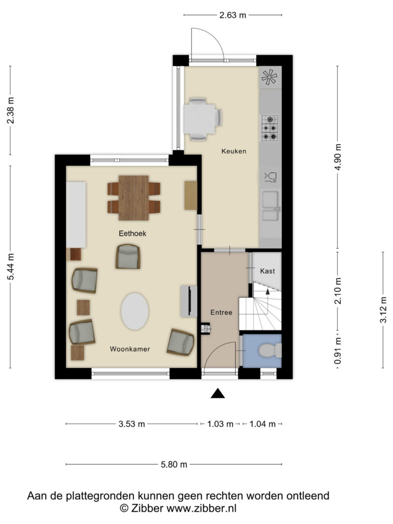 Halsteren – Vijverstraat 4 – Plattegrond 3