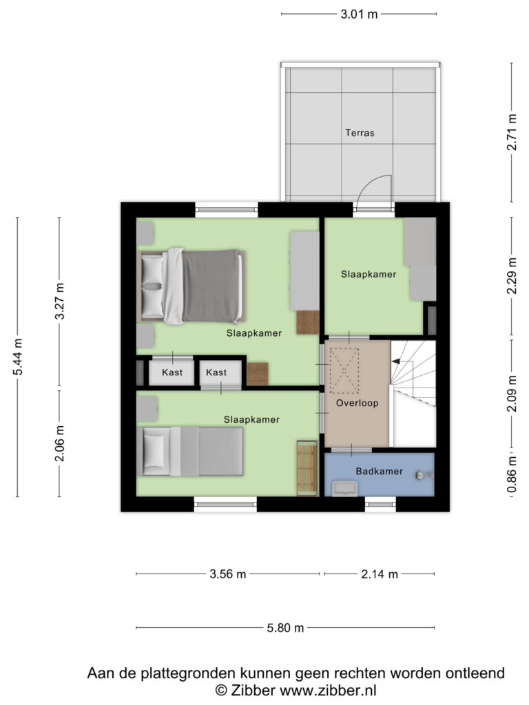 Halsteren – Vijverstraat 4 – Plattegrond 4