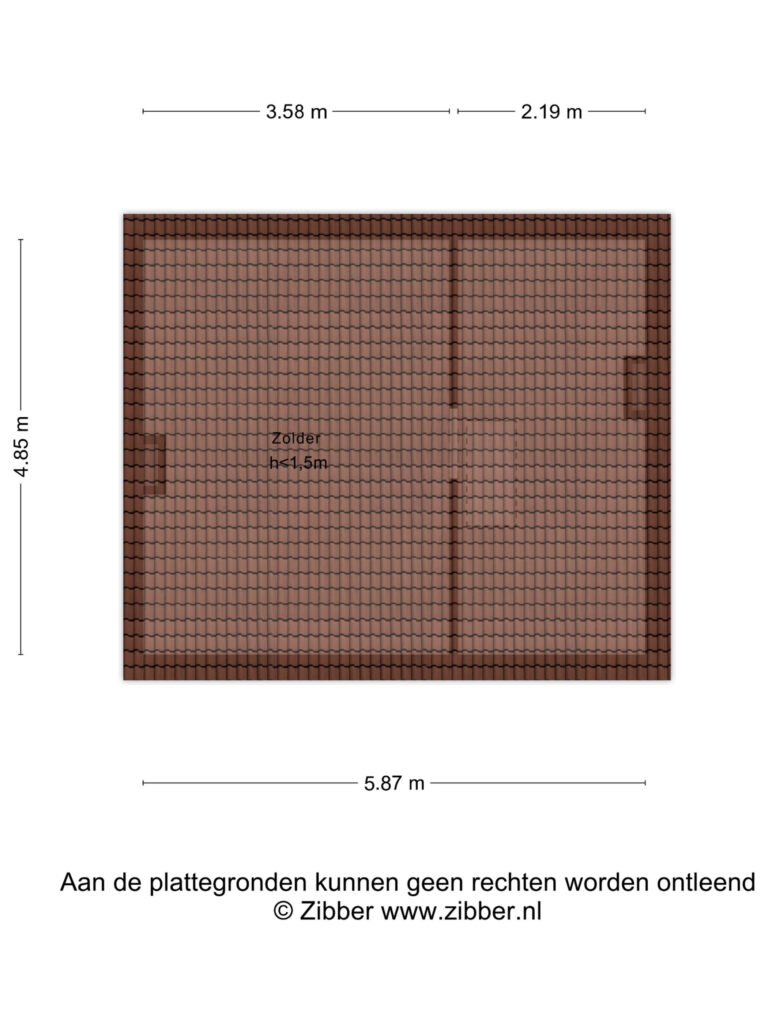 Halsteren – Vijverstraat 4 – Plattegrond