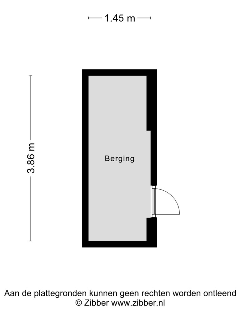 Bergen Op Zoom – Benedenbaantje 72 – Plattegrond